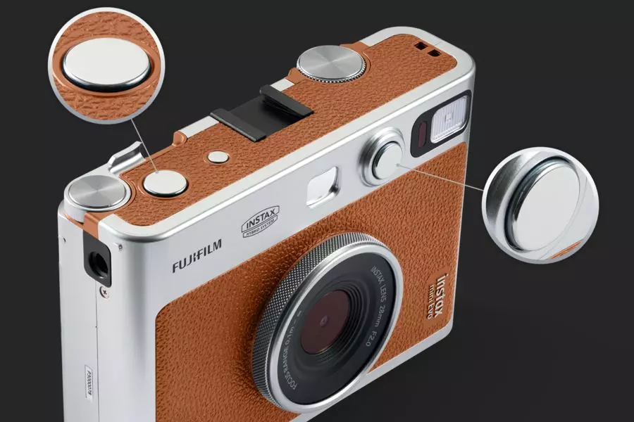 Aparat FujiFilm Instax mini EVO brązowy